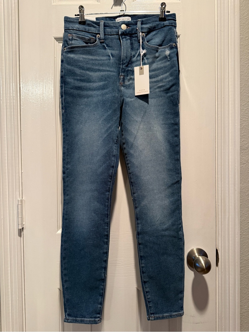 NWT Good American Good Waist Skinny High Rise Jeans Size 2/26